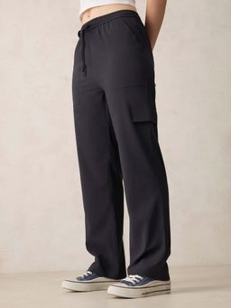 Outzidr - Grey Stylized Cargo Pants