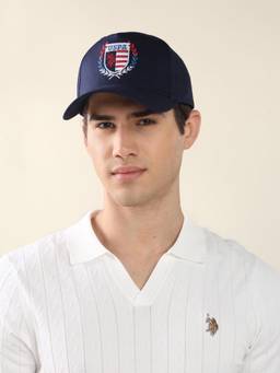 U.S. POLO ASSN. - Brand Embroidered Twill Navy Blue Cap