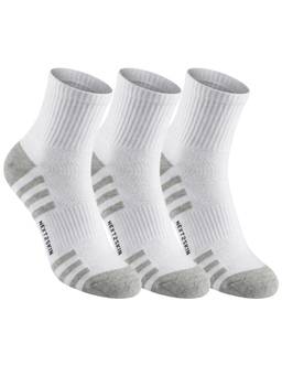NEXT2SKIN - Men Terry Half Ankle Length Breathable Cotton Blend Socks (Pack of 3)