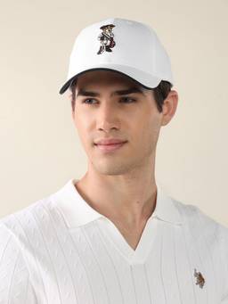 U.S. POLO ASSN. - Embroidered Twill White Cap
