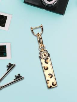 Sassora - Multi-Color Animal Print Leather Keychain