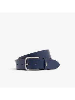 Lacoste - Smooth Leather Blue Belt