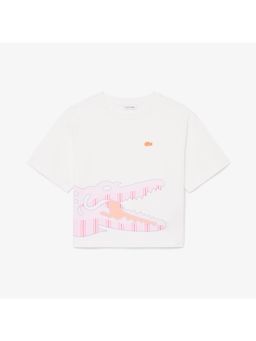 Lacoste - Logo Print Cotton T-Shirt