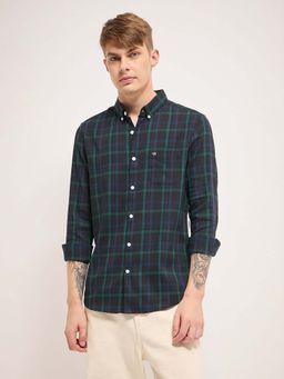 The Bear House - Checked Slim Fit Casual Shirt