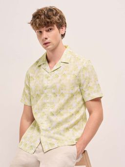 The Bear House - Mens Printed Regular Fit Shirt