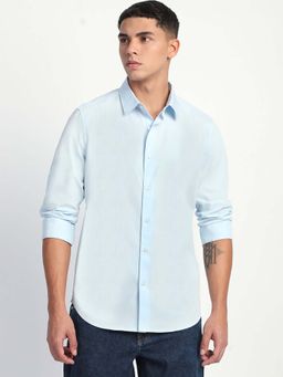 The Bear House - Mens Solid Slim Fit Formal Shirt