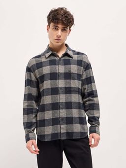 The Bear House - Mens Cotton Checked Flannel Shirt