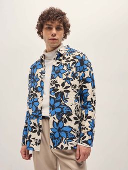 The Bear House - Mens Floral Printed Shirt