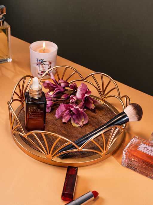 The Pitara Project Tray Metal Scallops
