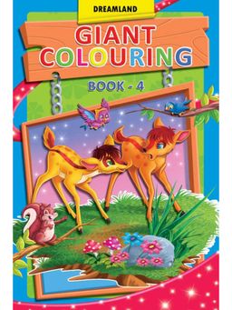 Dreamland - Giant Book 4 Children Drawing, Painting & Colouring Book