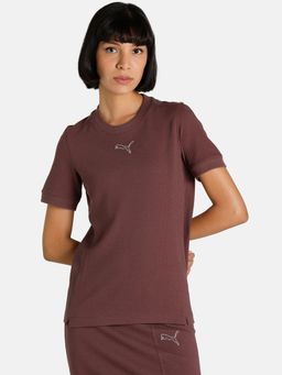 Puma - Her Slim Women Purple T-shirt