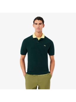 Lacoste - Classic Fit Knitted Polo T-Shirt - Green