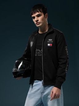 Tommy Hilfiger - F1 Cadillac Typographic Regular Fit Cotton Jacket - Black