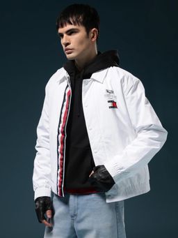 Tommy Hilfiger - F1 Cadillac Logo Regular Fit Nylon Jacket - White