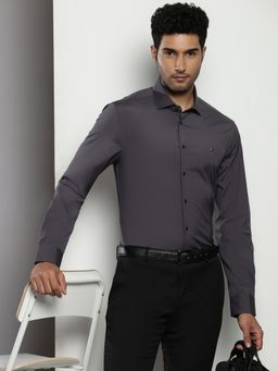 Tommy Hilfiger - Solid Slim-Fit Poplin Shirt