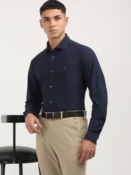 Tommy Hilfiger - Solid Slim-Fit Cotton Shirt