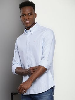 Tommy Hilfiger - Striped Regular-Fit Oxford Woven Shirt