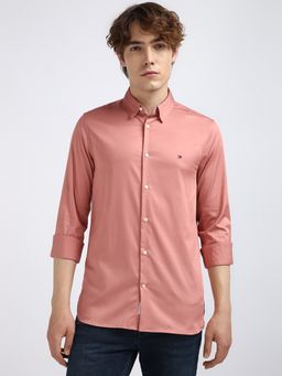 Tommy Hilfiger - Solid Slim-fit Cotton Shirt