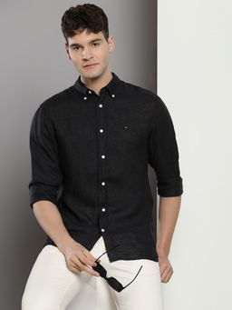 Tommy Hilfiger - Solid Regular-Fit Linen Shirt