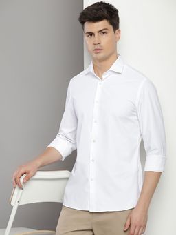 Tommy Hilfiger - Solid Slim-Fit Polyester Shirt