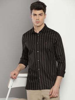 Tommy Hilfiger - Striped Slim-fit Cotton Shirt