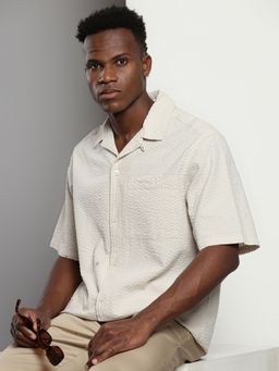 Tommy Hilfiger - Textured Relaxed-Fit Twill Shirt