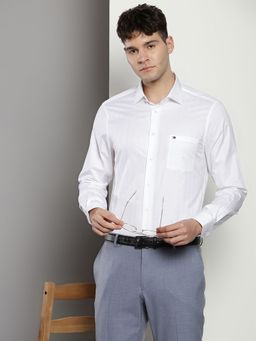 Tommy Hilfiger - Striped Regular-Fit Dobby Woven Shirt