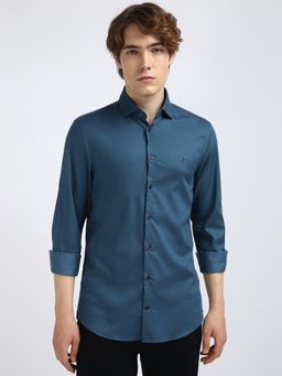 Tommy Hilfiger - Solid Slim-Fit Dobby Woven Shirt