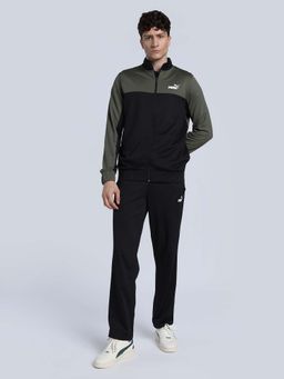 Puma - Ess Colorblock Men Black Tracksuit