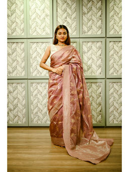 SARI KI ALMARI - Rabbit Silk Handwoven Saree with Unstitched Blouse
