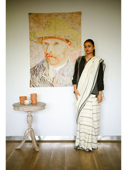 SARI KI ALMARI - Bengal Pure Cotton Handwoven Saree with Unstitched Blouse