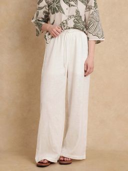 RAREISM - Janry Off White Straight Trouser