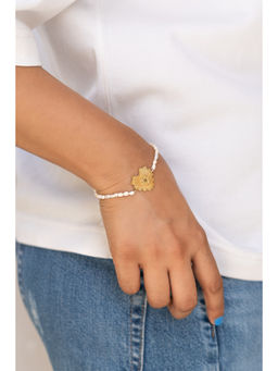 AZGA - Heart Chakra Pearl Bracelet