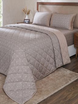 Maspar - Brown Cotton Blend Quilt