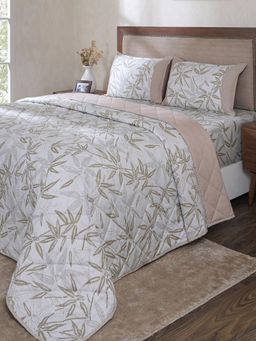 Maspar - Beige Cotton Blend Quilt
