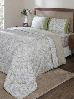 Maspar - Green Cotton Blend Quilt