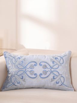 Maspar - Blue Viscose Medium Cushion Cover (M)