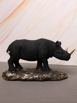Smokey Cocktail - Black Rhino Handmade Sculpture