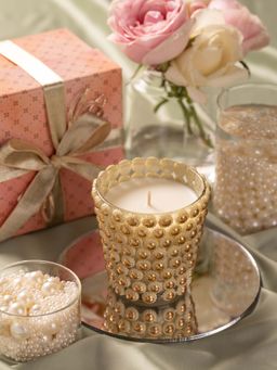 Niana - Celestial Pearl Gold Candle