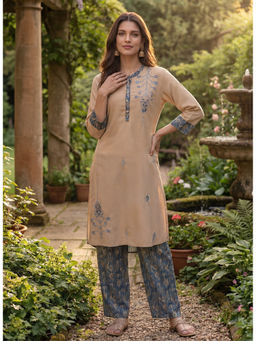 Lakshita - Blue Printed Kurta with Pant