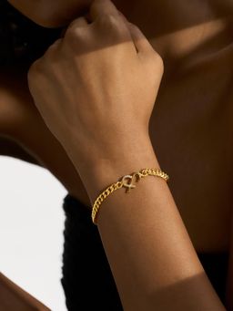 Joker and Witch - Joker & Witch Aureia Monogram Gold Plated Necklace