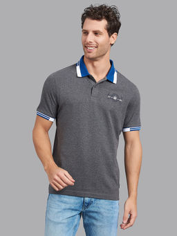 Beverly Hills Polo Club - Charcoal Solid T Shirt