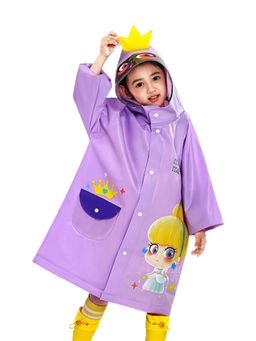 Little Surprise Box - Big Princess Raincoat for Kids