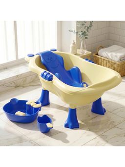 StarAndDaisy - Baby Bath Tub for 0 to 5 Years with Bathing Accessories Tray & Mug