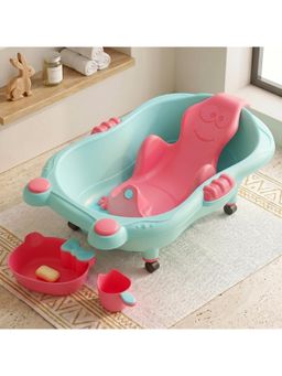 StarAndDaisy - Baby Bath Tub for 0 to 5 Years with Bathing Accessories Tray & Mug