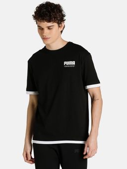 Puma - SUMMER COURT Elevated Black T-Shirt