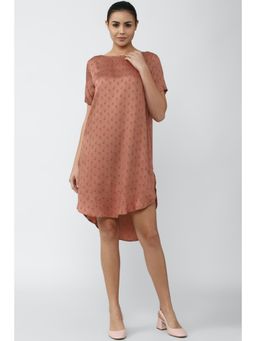 Van Heusen - Women Pink Print Casual Dress