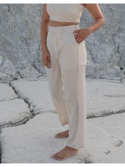 Babli - Khadi Cream Trouser