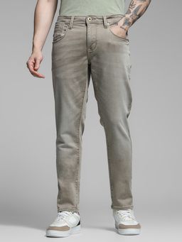 Jack & Jones - Slim Fit Brown Jeans