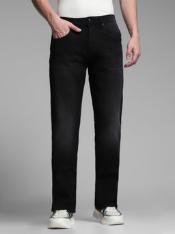 Jack & Jones - Straight Fit Black Jeans